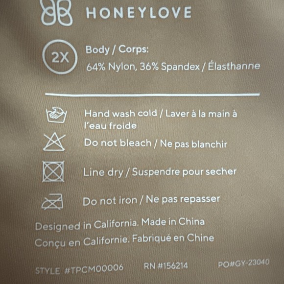 Honeylove Womens Liftwear Cami Size 2X Compression Shapewear Stretch Layers - Picture 6 of 7